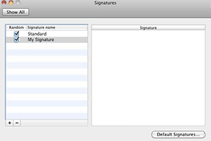 creating an email signature in outlook 2011 for mac